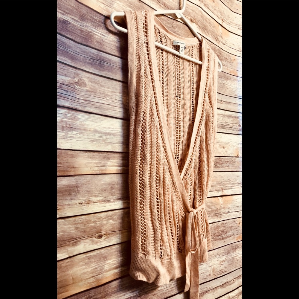 Gorgeous, Banana Republic Wrap Sweater petite M